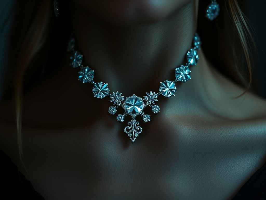 Colar de cristal Swarovski