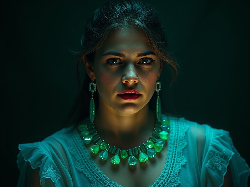 Colar de esmeralda