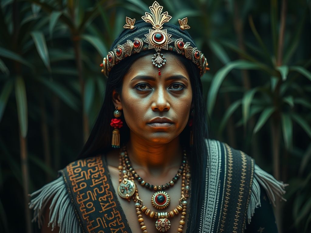 Colar de estilo tribal