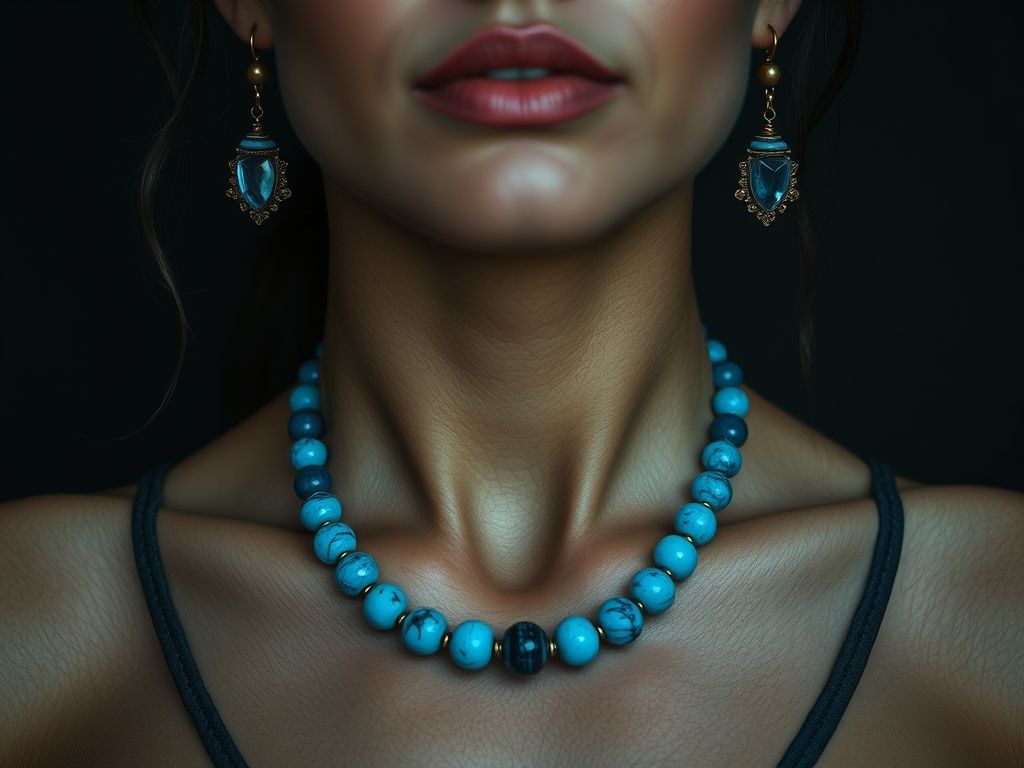 Colar de lapis lazuli